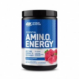 Optimum Nutrition ESSENTIAL AMIN.O. ENERGY® Blue Raspberry 0.6 lb (30 Servings) Slovenija | PKL-206413