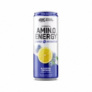 Optimum Nutrition ESSENTIAL AMIN.O. ENERGY+ Electrolytes Sparkling Blueberry Lemonade 355ml * 12 Cans (12 Servings) Slovenija | PBS-145398