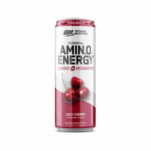 Optimum Nutrition ESSENTIAL AMIN.O. ENERGY+ Electrolytes Sparkling Juicy Cherry 355ml * 12 Cans (12 Servings) Slovenija | XYW-541987