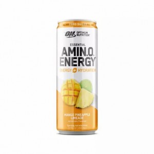 Optimum Nutrition ESSENTIAL AMIN.O. ENERGY+ Electrolytes Sparkling Mango Pineapple Lime 355ml * 12 Cans (12 Servings) Slovenija | RNP-982645