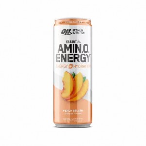 Optimum Nutrition ESSENTIAL AMIN.O. ENERGY+ Electrolytes Sparkling Peach Bellini 355ml * 12 Cans (12 Servings) Slovenija | FTK-568134