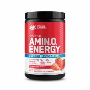 Optimum Nutrition Essential AMIN.O. ENERGY + Electrolytes Strawberry Burst 0.63 lb (30 Servings) Slovenija | THQ-328760