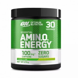 Optimum Nutrition Essential AMIN.O. Energy Lemon & Lime 270 grams (30 Servings) Slovenija | SJD-410238