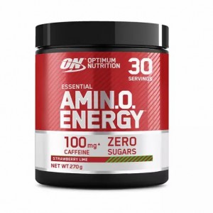 Optimum Nutrition Essential AMIN.O. Energy Strawberry Lime 270 grams (30 Servings) Slovenija | VXS-748603