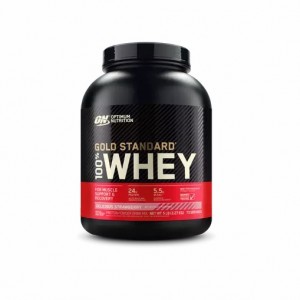 Optimum Nutrition GOLD STANDARD 100% WHEY™ Delicious Strawberry 5 lb (73 Servings) Slovenija | PXZ-254816