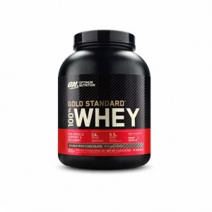 Optimum Nutrition GOLD STANDARD 100% WHEY™ Double Rich Chocolate 5 lb (74 Servings) Slovenija | UHS-365048