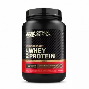 Optimum Nutrition GOLD STANDARD 100% WHEY™ Extreme Milk Chocolate 1.5 lb (22 Servings) Slovenija | IXN-642835