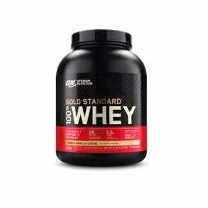 Optimum Nutrition GOLD STANDARD 100% WHEY™ French Vanilla Creme 5 lb (73 Servings) Slovenija | QVP-047296