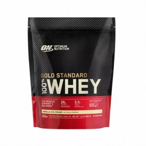 Optimum Nutrition GOLD STANDARD 100% WHEY™ Vanilla Ice Cream 1.5 lb (22 Servings) Slovenija | UCZ-893741