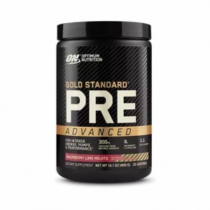 Optimum Nutrition GOLD STANDARD® Pre Advanced Raspberry Lime Mojito 0.88 lb (20 Servings) Slovenija | UIF-813647