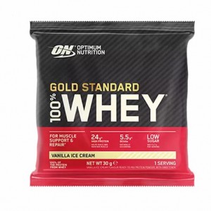 Optimum Nutrition Gold Standard 100% Whey Powder Sachets Vanilla Ice Cream 1 sachet (30 grams) Slovenija | NMG-349782