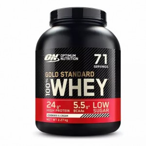 Optimum Nutrition Gold Standard 100% Whey Protein Powder Cookies & Cream 2.27 kg (71 Servings) Slovenija | LWF-846931