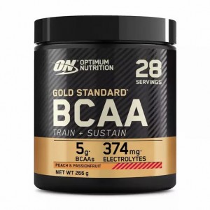 Optimum Nutrition Gold Standard BCAA Train + Sustain Peach & Passion Fruit 266 grams (28 Servings) Slovenija | QAW-207561