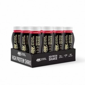 Optimum Nutrition Optimum Protein Shake Strawberry 6000 ml (12 bottles) Slovenija | DJT-062987