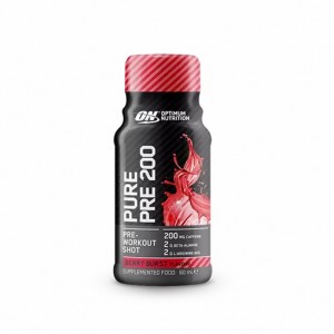 Optimum Nutrition Pure Pre 200 Pre-Workout Shot Berry 60ml (12 shots) Slovenija | VDE-397214