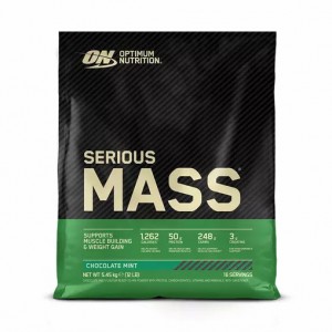 Optimum Nutrition Serious Mass Chocolate Mint 5.45 kg (16 Servings) Slovenija | JOV-207456