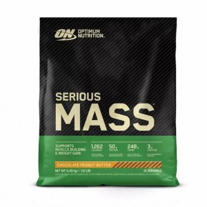 Optimum Nutrition Serious Mass Chocolate Peanut Butter 5.45 kg (16 Servings) Slovenija | VDG-463927