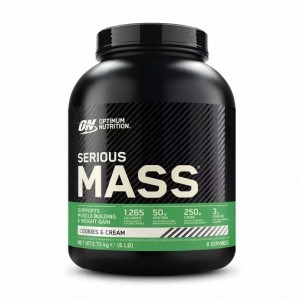 Optimum Nutrition Serious Mass Cookies & Cream 2.73 kg (8 Servings) Slovenija | ZCT-798231