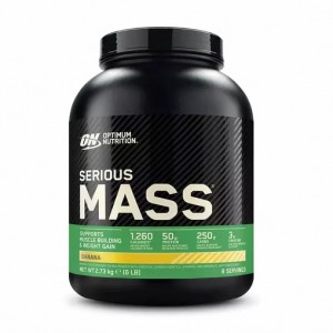 Optimum Nutrition Serious Mass Gainer Banana 2.73 kg (8 Servings) Slovenija | NPW-097215