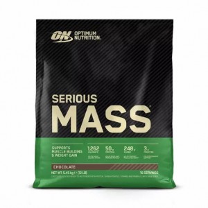 Optimum Nutrition Serious Mass Gainer Chocolate 5.45 kg (16 Servings) Slovenija | ZJY-463598