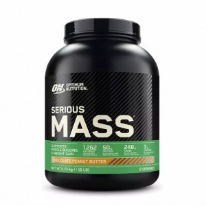 Optimum Nutrition Serious Mass Gainer Chocolate Peanut Butter 2.73 kg (8 Servings) Slovenija | RVE-684395