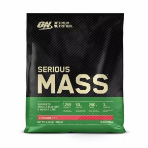 Optimum Nutrition Serious Mass Strawberry 5.45 kg (16 Servings) Slovenija | IMY-168592