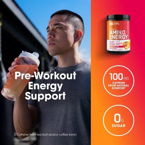 Optimum Nutrition ESSENTIAL AMIN.O. ENERGY® *new* Peach Mango Tango - Notify Me 0.6 lb - Notify me Slovenija | ALC-092136