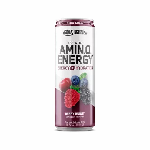 Optimum Nutrition ESSENTIAL AMIN.O. ENERGY+ Electrolytes Sparkling Berry Burst 355ml * 12 Cans (12 Servings) Slovenija | YTO-235478