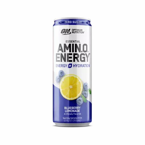 Optimum Nutrition ESSENTIAL AMIN.O. ENERGY+ Electrolytes Sparkling Blueberry Lemonade 355ml * 12 Cans (12 Servings) Slovenija | PBS-145398