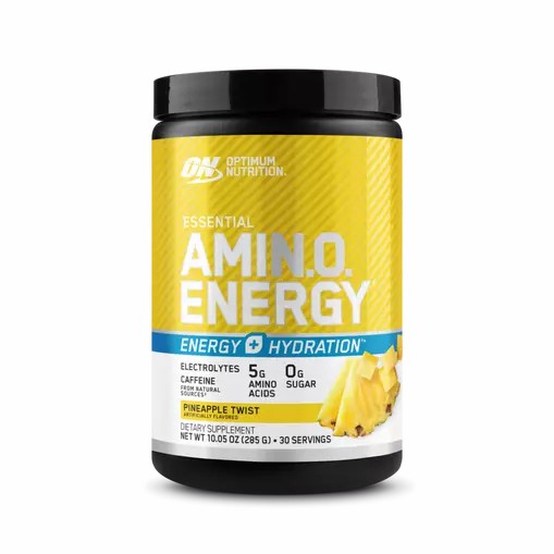 Optimum Nutrition Essential AMIN.O. ENERGY + Electrolytes Pineapple Twist 0.63 lb (30 Servings) Slovenija | BVR-435279