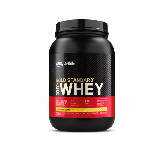 Optimum Nutrition GOLD STANDARD 100% WHEY™ Banana Cream 2 lb (29 Servings) Slovenija | XIN-203789