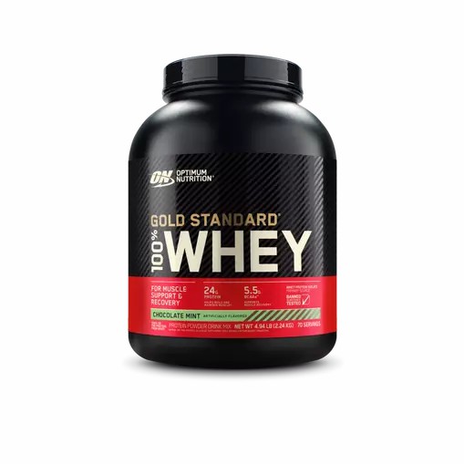 Optimum Nutrition GOLD STANDARD 100% WHEY™ Chocolate Mint 5 lb (70 Servings) Slovenija | GPH-973281