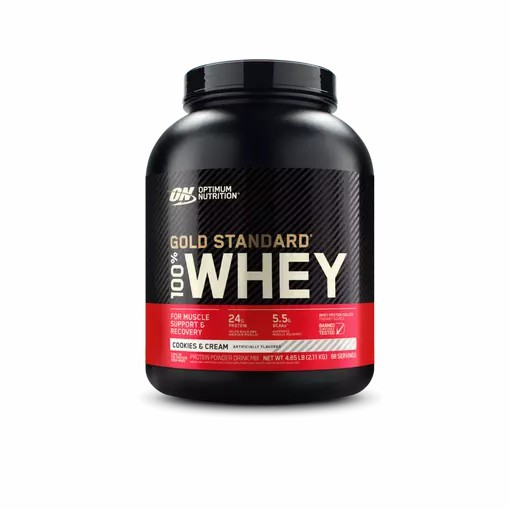 Optimum Nutrition GOLD STANDARD 100% WHEY™ Cookies & Cream 5 lb (68 Servings) Slovenija | KPR-812496