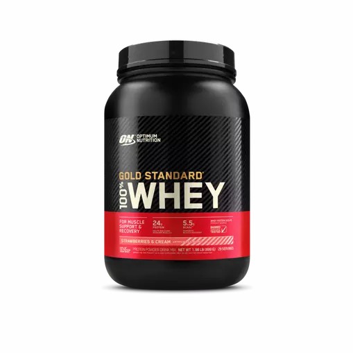 Optimum Nutrition GOLD STANDARD 100% WHEY™ Strawberries & Cream 2 lb (29 Servings) Slovenija | LVX-159062