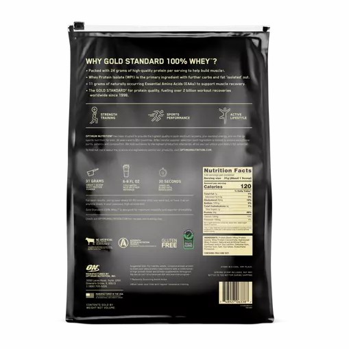 Optimum Nutrition GOLD STANDARD 100% WHEY™ Vanilla Ice Cream 10 lb - Notify me Slovenija | AMD-853240