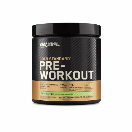 Optimum Nutrition GOLD STANDARD® Pre-Workout Green Apple 0.66 lb (30 Servings) Slovenija | LHF-672059