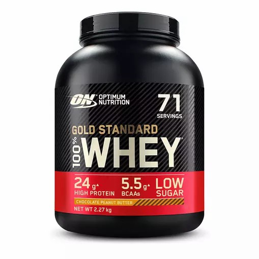 Optimum Nutrition Gold Standard 100% Whey Protein Powder Chocolate Peanut Butter 2.27 kg (71 Servings) Slovenija | DYB-591268