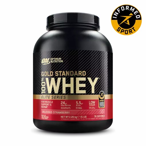 Optimum Nutrition Gold Standard 100% Whey - Elite Series Delicious Strawberry 2.27 kg Slovenija | SQD-384602