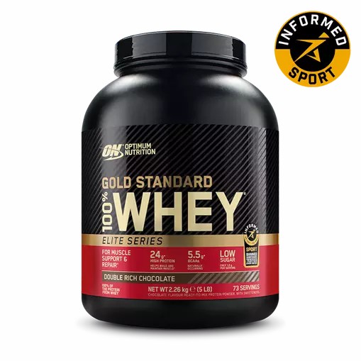 Optimum Nutrition Gold Standard 100% Whey - Elite Series Double Rich Chocolate 2.27 kg (74) Slovenija | ECP-837205