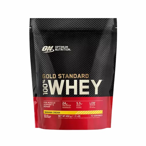 Optimum Nutrition Gold Standard 100% Whey Protein Powder Banana Cream 450 grams (15 Servings) Slovenija | TDE-416835