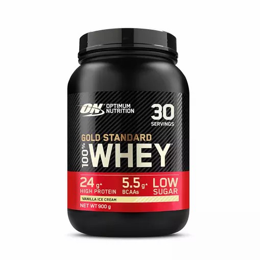 Optimum Nutrition Gold Standard 100% Whey Protein Powder Vanilla Ice Cream 900 grams (30 Servings) Slovenija | JUW-927180