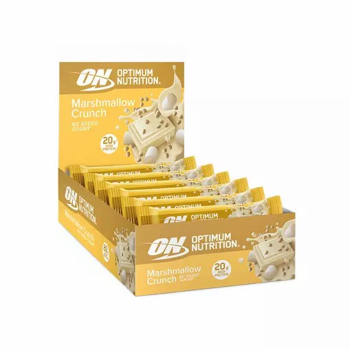 Optimum Nutrition Marshmallow Crunch Protein Bar Elite 650 grams (10 Bars) Slovenija | KJL-084519