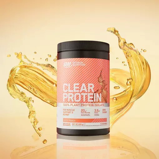 Optimum Nutrition ON Clear Protein 100% Plant Protein Isolate Juicy Peach 280 grams (10 Servings) Slovenija | ARB-298103