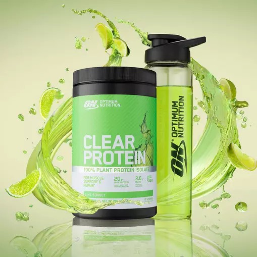 Optimum Nutrition ON Clear Protein 100% Plant Protein Isolate Lime Sorbet 280 grams (10 Servings) Slovenija | HYM-456720