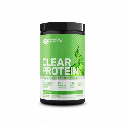 Optimum Nutrition ON Clear Protein 100% Plant Protein Isolate Lime Sorbet 280 grams (10 Servings) Slovenija | HYM-456720