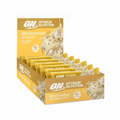 Optimum Nutrition Protein Bar Marshmallow Crunch 650 grams (10 Bars) Slovenija | EOV-974163