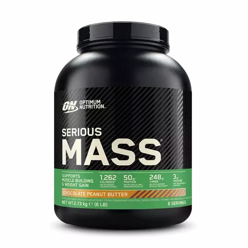 Optimum Nutrition Serious Mass Chocolate Peanut Butter 2.73 kg (8 Servings) Slovenija | RLK-179286