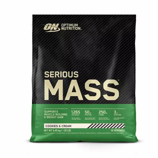 Optimum Nutrition Serious Mass Cookies & Cream 2.73 kg (8 Servings) Slovenija | ZCT-798231