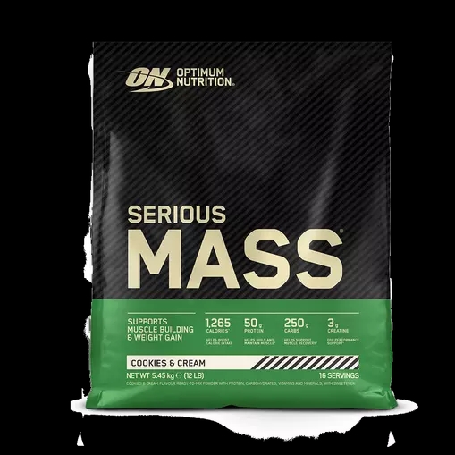 Optimum Nutrition Serious Mass Cookies & Cream 5.45 kg (16 Servings) Slovenija | JHK-821470