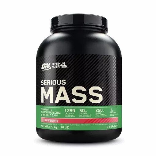 Optimum Nutrition Serious Mass Gainer Strawberry 2.73 kg (8 Servings) Slovenija | PIT-079345